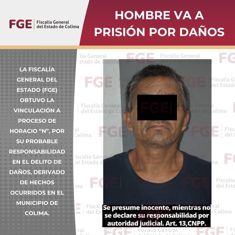 En este momento estás viendo Hombre va a prisión por daños