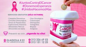 Lee más sobre el artículo Durante octubre, Asociación contra el Cáncer Tecomense ofrecerá sus servicios gratuitos