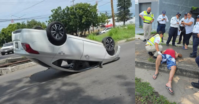 En este momento estás viendo CRUM atiende a hombre lesionado tras volcadura en Colima