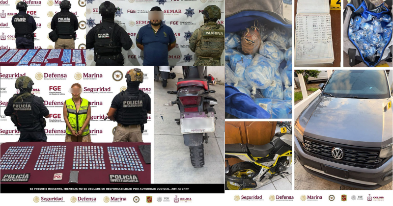 En este momento estás viendo En 3 operativos coordinados por Marina, Fiscalía y SSPC Colima detienen a presuntos generadores de violencia de dos grupos criminales