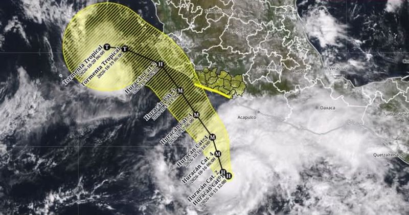 En este momento estás viendo Vigila Protección Civil de Colima evolución del huracán Trudy ante posible acercamiento