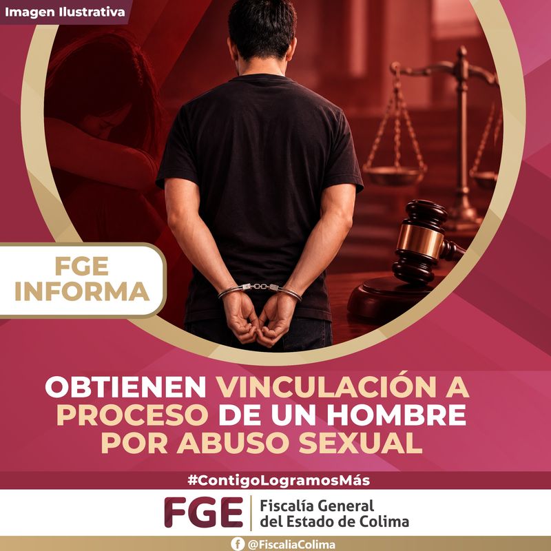 En este momento estás viendo Obtiene FGE vinculación a proceso de un hombre por abuso sexual