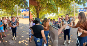 Lee más sobre el artículo DIF Armería lleva apoyos de la canasta básica a familias de Rincón de López