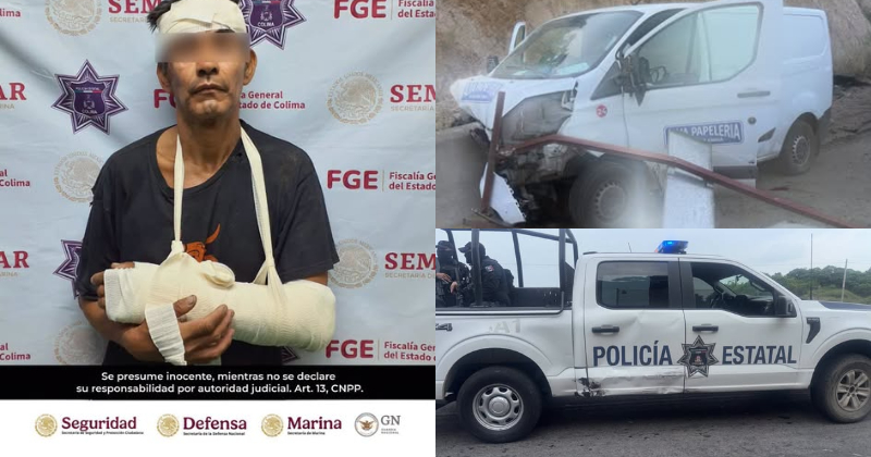 En este momento estás viendo SSPC Colima recupera camioneta robada y detiene a Marco Antonio “N”, tras persecución en Manzanillo