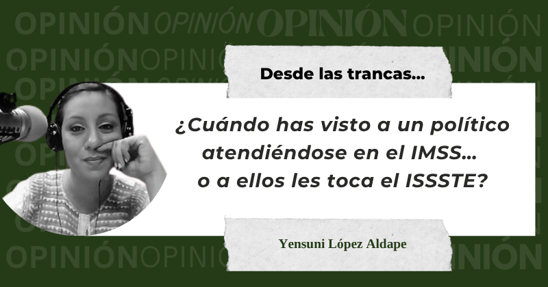 En este momento estás viendo ¿Cuándo has visto a un político atendiéndose en el IMSS… o a ellos les toca el ISSSTE?