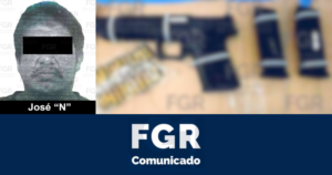 Lee más sobre el artículo FGR aporta pruebas para lograr más de 11 años de prisión por delitos contra la salud y armas, en contra de un masculino